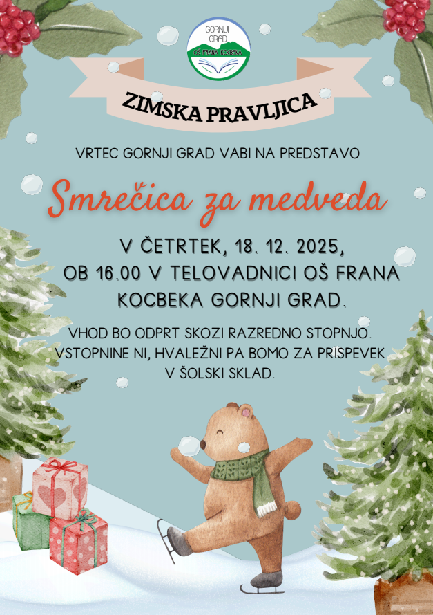 Smrečica za medveda